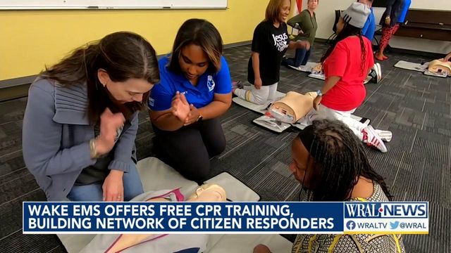 Wake EMS offers CPR training, builds network of citizen responders