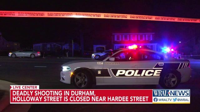 Deadly shooting in Durham, Holloway Street closed near Hardee Street