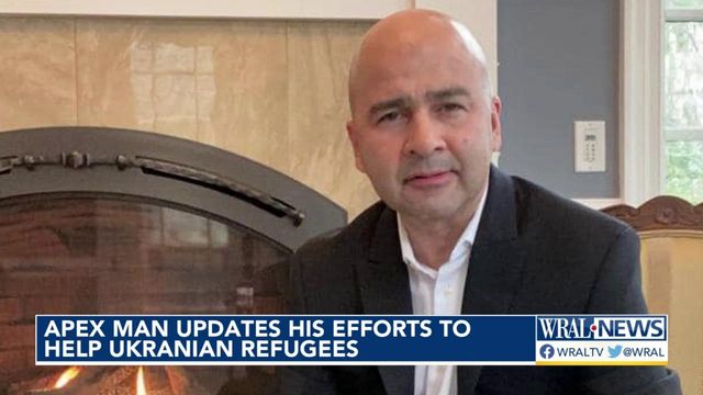 Apex man updates his efforts to help Ukrainian refugees