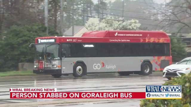 Person Stabbed on GoRaleigh bus