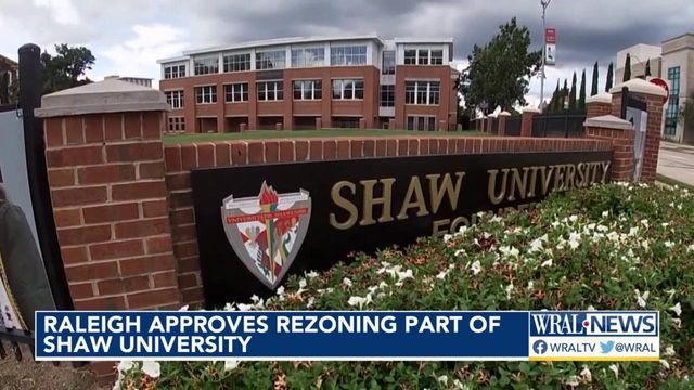 Raleigh approves rezoning part of Shaw University