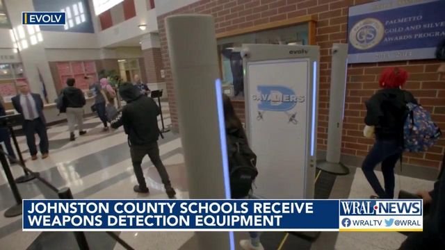 Johnston County schools weapons detection equipment