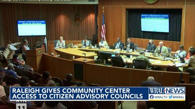 Raleigh gives community center access to Citizen Advisory Councils