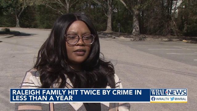 Raleigh family hit twice by crime in less than a year