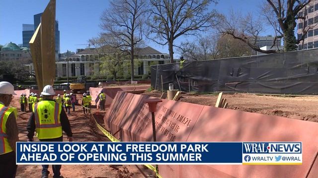 Inside look at North Carolina Freedom Park ahead of opening this summer