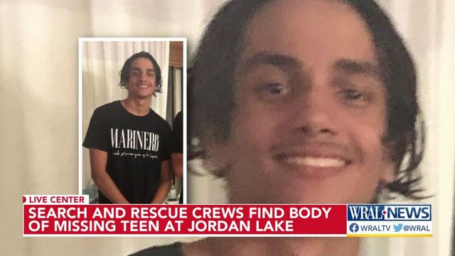 Search and rescue crews of missing teen at Jordan Lake