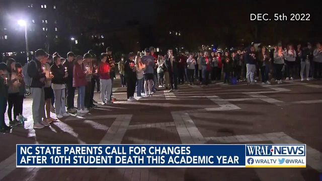 NC State parents call for changes after 10th student this academic year
