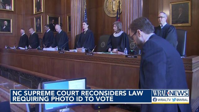 NC Supreme Court reconsiders law requiring photo ID to vote