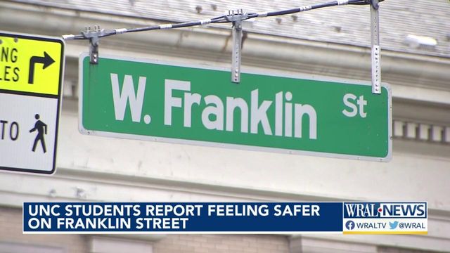 UNC students report feeling safer on Franklin Street