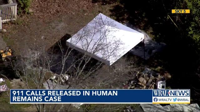 911 calls released in human remains case