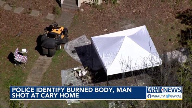 Police Tuesday identify burned body, man shot at Cary home 