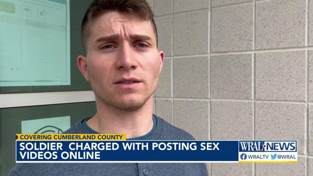Fort Bragg soldier charged after posting sex videos online