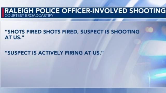 Person shot by police officers near Raleigh middle school