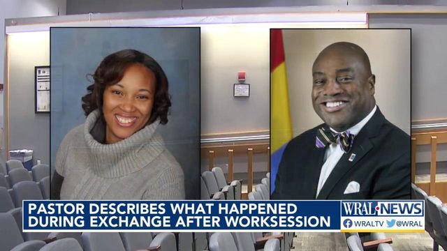 Pastor describes what happened during exchange after Durham City Council work session