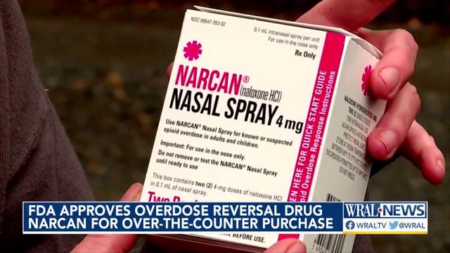 FDA approves overdose reversal drug, Narcan, for over-the-ocunter purchase