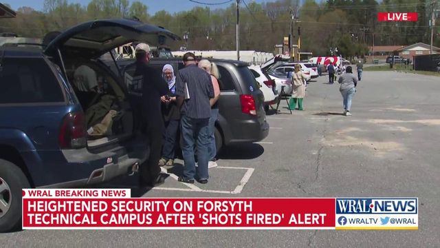 Heightened security on Forsyth Technical campus after 'shots fired' alert