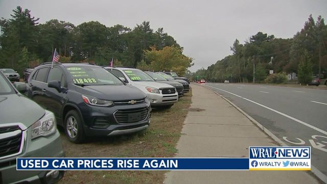 Used car prices spike; prices under $15,000 increasingly difficult to find