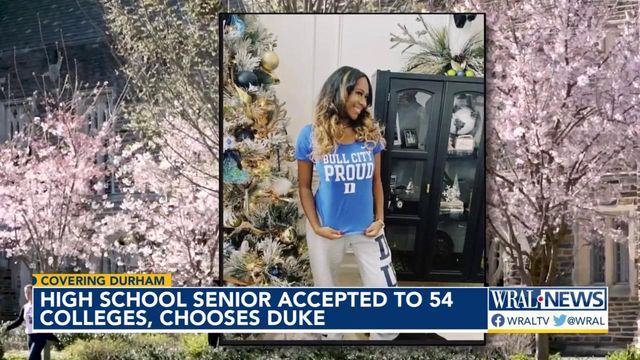 She had her pick of colleges. She chose Duke.