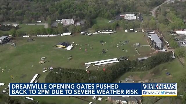 City of Raleigh, Dreamville organizers prepare for windy, wet conditions