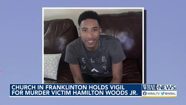 Church in Franklinton holds vigil for murder victim Hamilton Woods Jr.