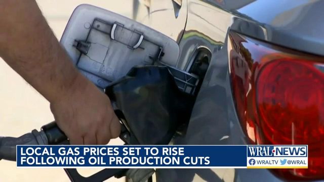 Local gas prices set to rise following oil production cuts