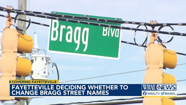 Fayetteville deciding whether to change Bragg street names