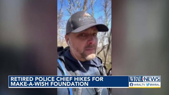 Retired Creedmoor police chief hiking Appalachian Trail for Make-A-Wish Foundation
