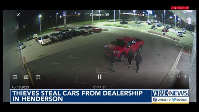Thieves steal six vehicles from two different NC dealerships
