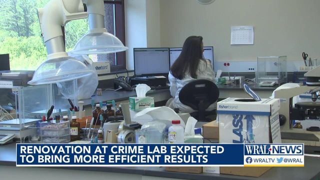 Renovation at State Crime Lab in Raleigh expected to bring more efficient results