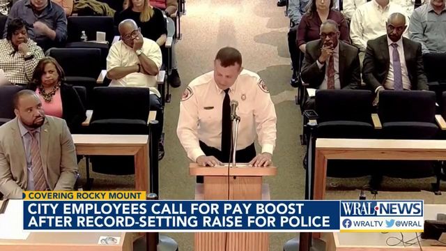 After police get big raise, Rocky Mount firefighters, sanitation workers take their case to council