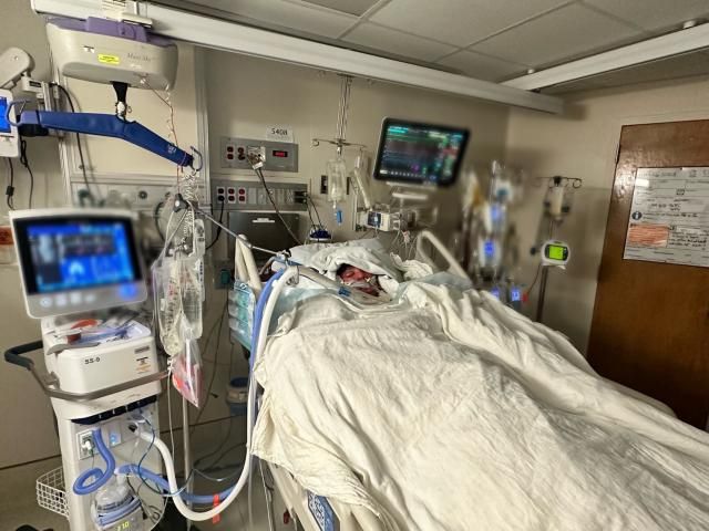 A video challenge on TikTok that prompts people to use a lighter and a can of paint spray nearly killed Mason Dark. Photo submitted.