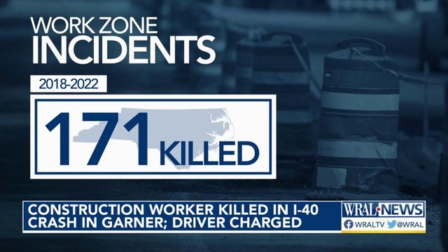 Construction worker killed when driver plows into work zone