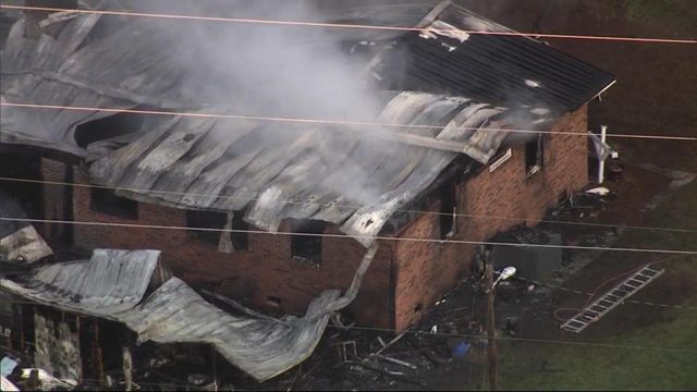 Woman killed in massive Erwin house fire
