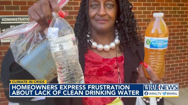 Homeowners express frustration about lack of clean drinking water