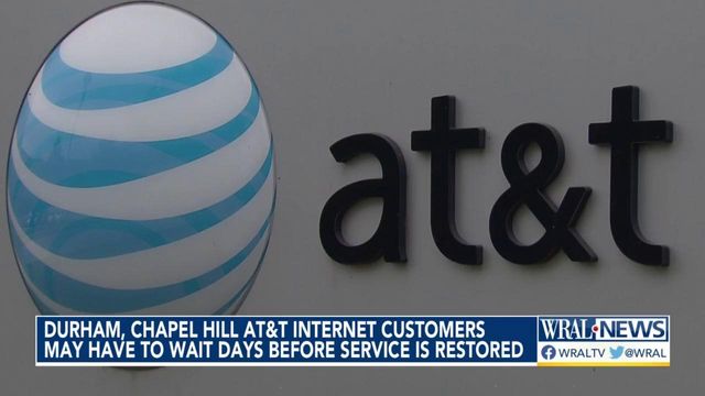 Durham, Chapel Hill AT&T customers may have to wait days before service is restored