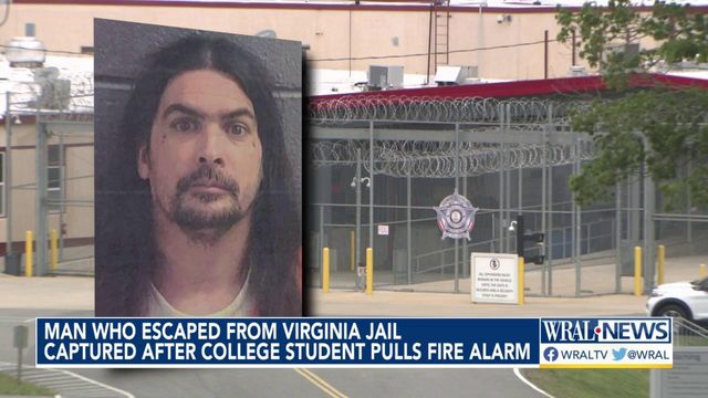 Inmate in custody after escape from Farmville, Virginia, prison