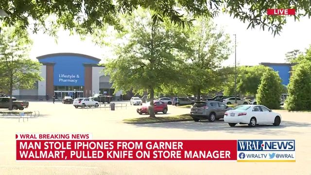 Man stole iPhones, threatened Walmart employee with knife in chaotic theft