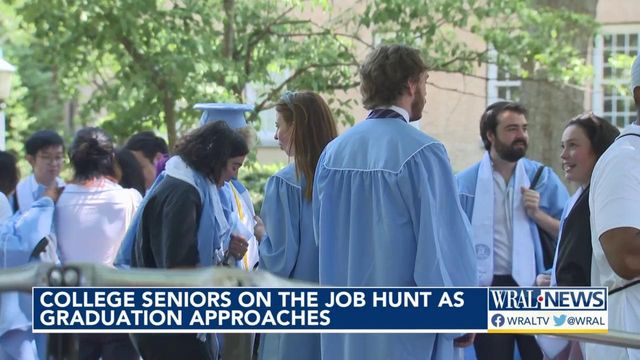 College seniors on the job hunt as graduation approaches