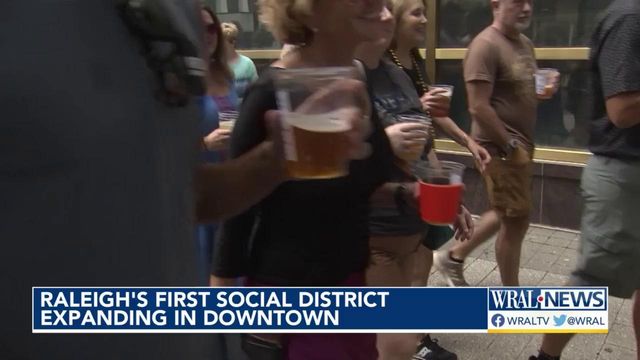 Raleigh's social district expanding in downtown