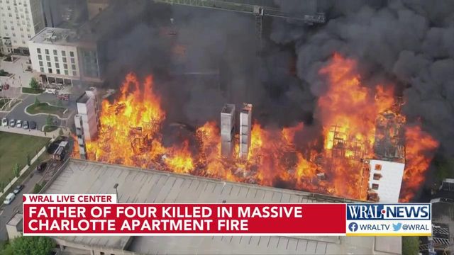 Crews respond to major 5-alarm fire at construction site in Charlotte 