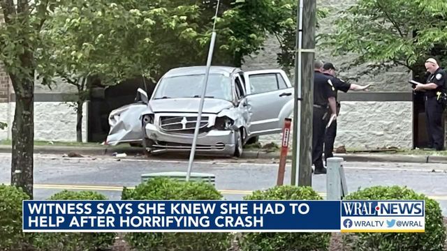 Witness says she knew she had to help after horrifying crash