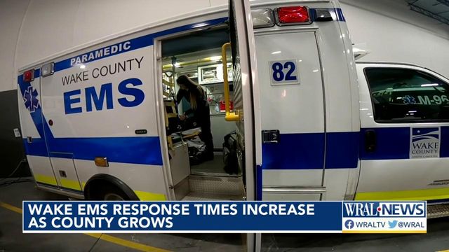 Wake EMS response times increase as county grows