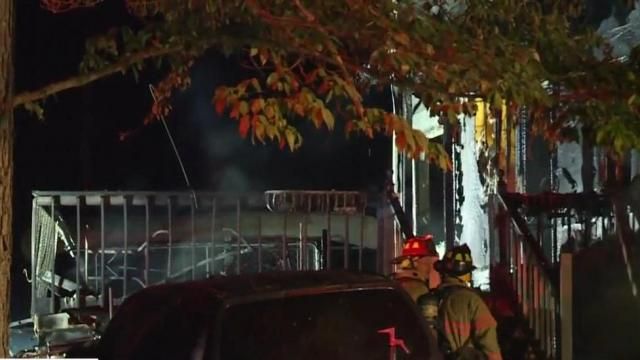 Overnight fire damages home in Cary neighborhood