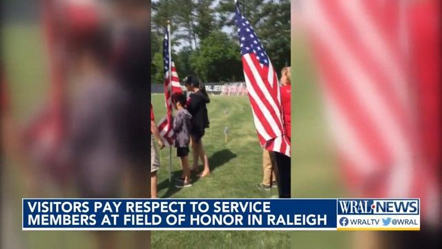 The Wake County Exchange clubs allow people to pay respect to service members