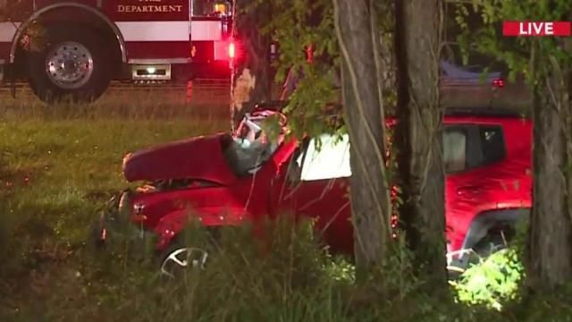Two rescued from vehicle after hydroplaning on US-1, crashing into ...