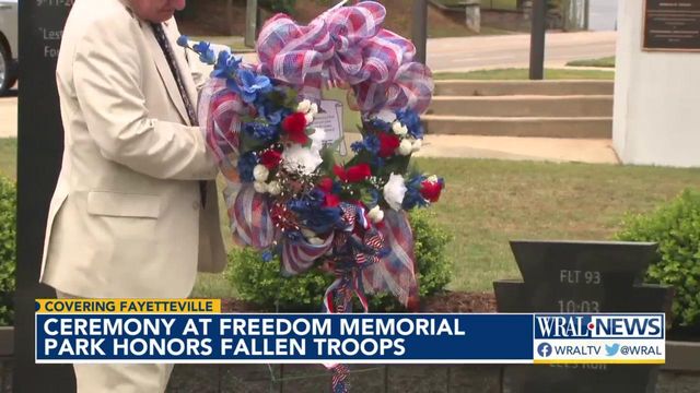 Fayetteville remembers fallen troops
