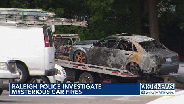 Police investigate why two cars caught fire overnight in Raleigh apartment complex