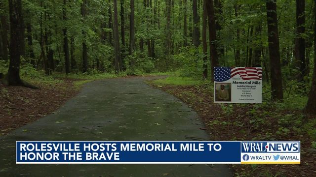 Rolesville hosts Memorial Mile to honor the brave