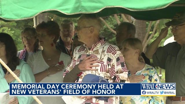 Memorial Day Ceremony held at new Veteran's Field of Honor