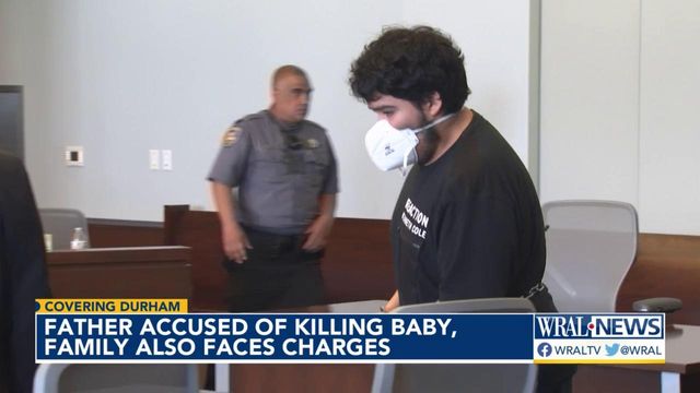 Father accused of killing baby, family also faces charges